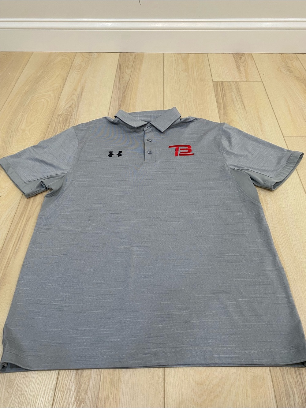 Under Armour Polo Shirt Mens LG Tom Brady TB12 Performance Football Short Sleeve